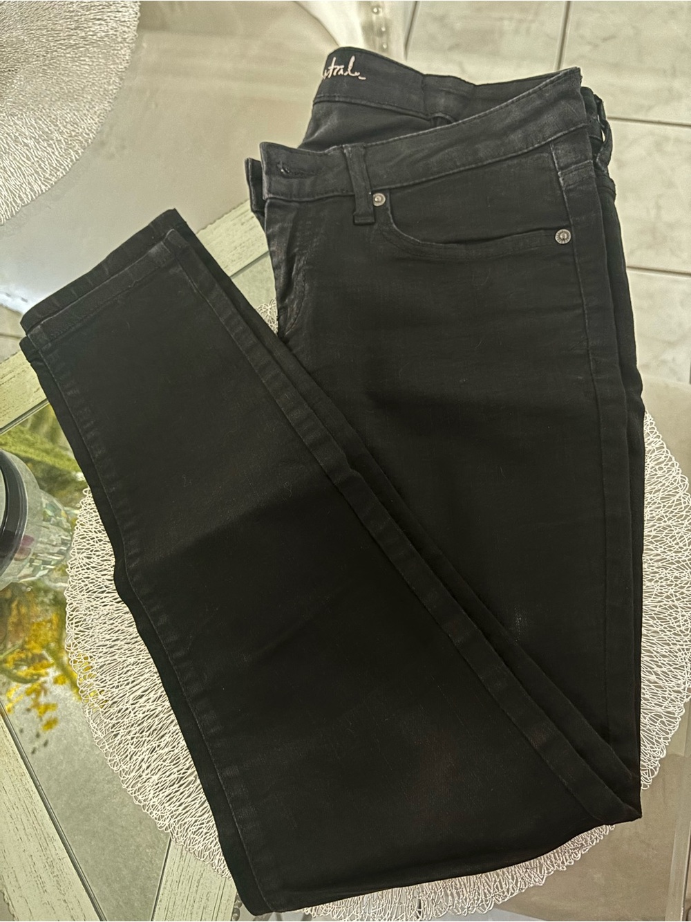 Aeropostale Black Skinny Jeans - Slim Stretch Denim